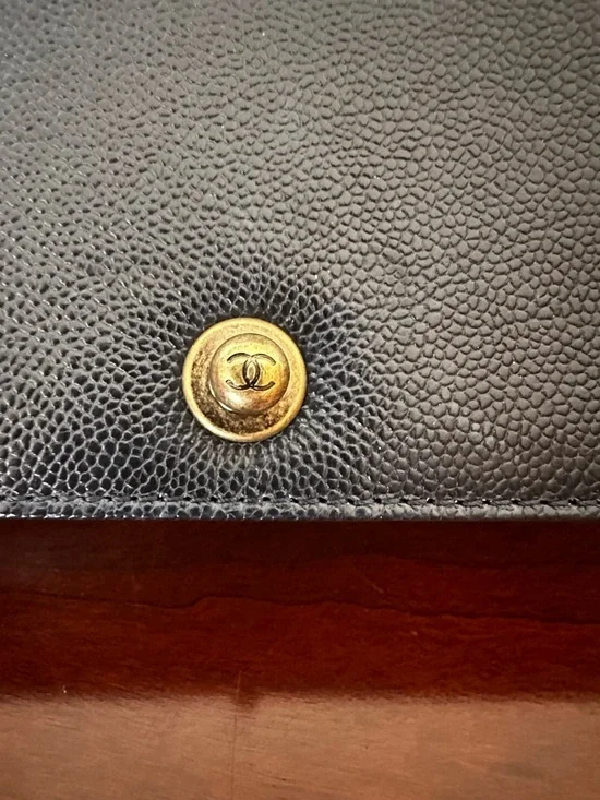 CHANEL Dark Navy Quilted Boy Flap Shoulder Bag with Gold Chain - Picture 10 of 16